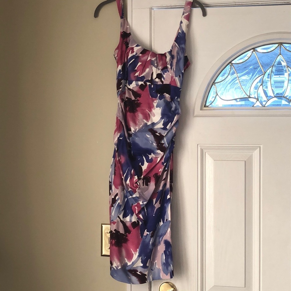 Multi colored sheath dress